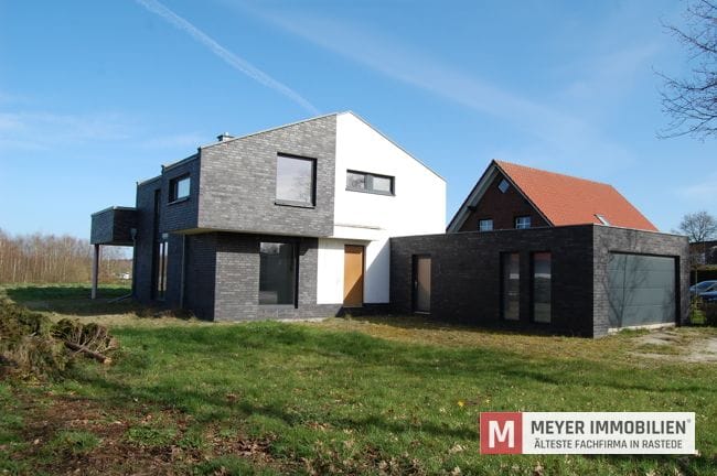 Immobilie in Rastede - Modernes Architektenhaus im Rohbauzustand in Rastede-Nethen (Objekt-Nr.: 5959) - Bild 0