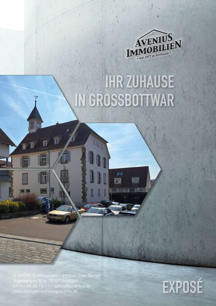 Immobilie in Großbottwar - "ALTE SCHULE" - 3 Zimmer Masionette Wohnung mit Turmstube u. Carport / Teilsanierung 2026 - Bild 0