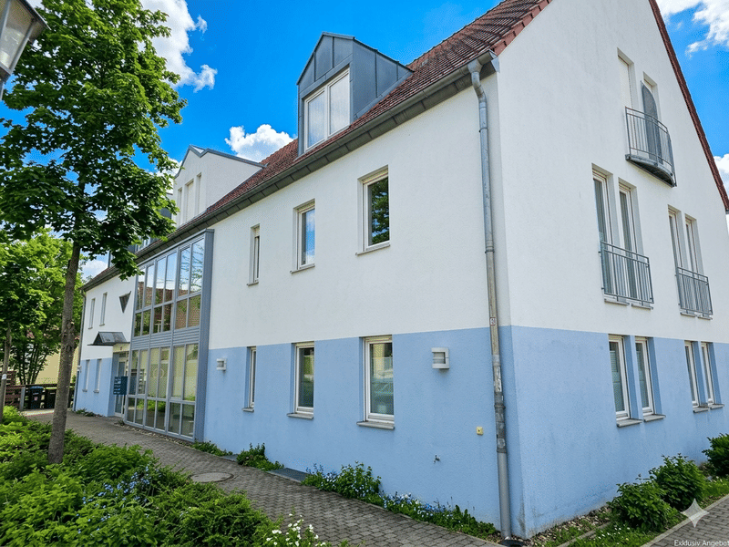 Immobilie in Nesse-Apfelstädt - Gepflegte 2-Raum-Wohnung mit Terrasse und Tiefgaragenstellplatz - Bild 0