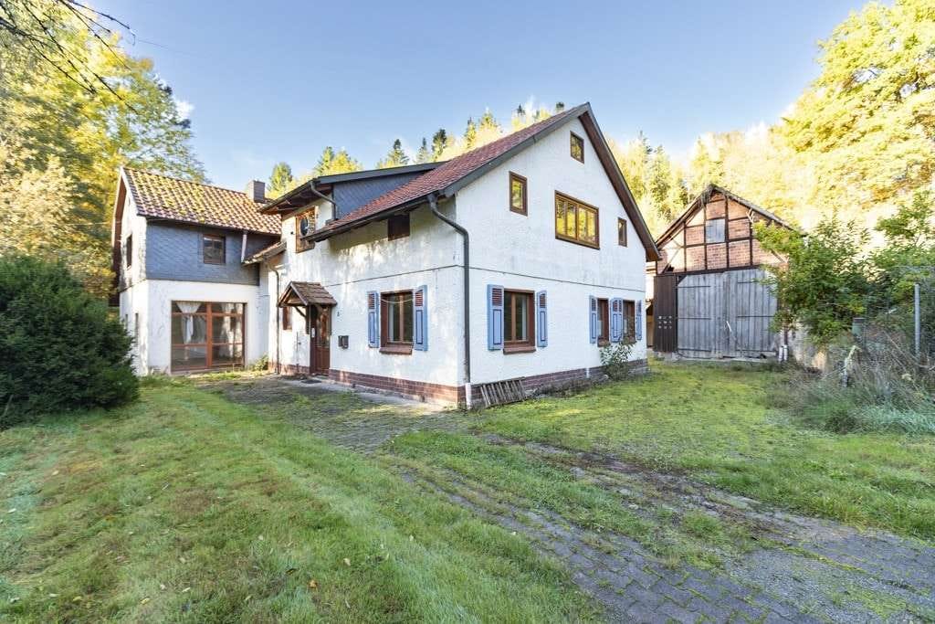 Immobilie in Hildburghausen - Wenn Balken Geschichte erzählen - historische Mühle mit zwei Wohneinheiten - Bild 0