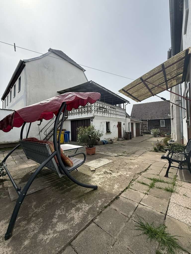 Immobilie in Kölleda - Bauernhaus mit viel Platz, großem Hof, Scheune und Gartenidylle in Großmonra5+10+18+9+7+3+10+5+14+8 - Bild 1