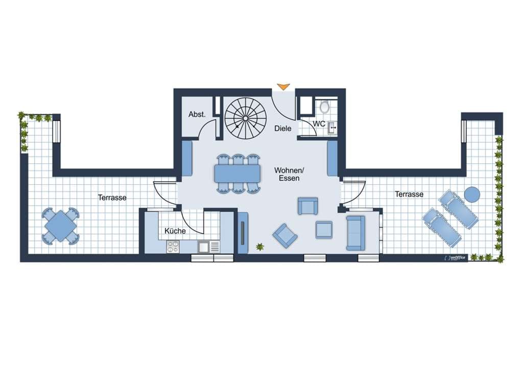 Immobilie in Hartmannsdorf - Eigentumswohnung • Dachterrasse • vermietet • in Hartmannsdorf • mit Tiefgarage • schnell sein! - Bild 1