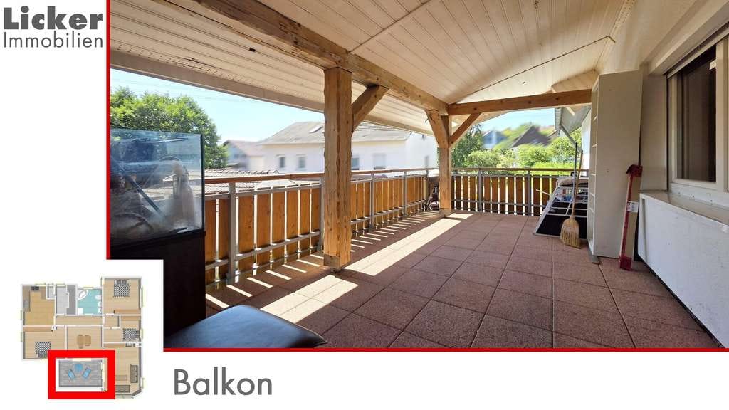Immobilie in Auenwald - 4-5 Zi.-ETW mit 118m², im 3 FH, mit 21m² Balkon - Bild 1