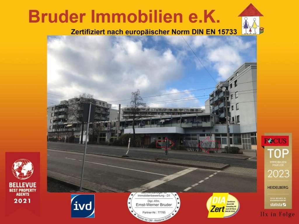 Immobilie in Heidelberg - HD-Bergheim: 3 Zimmer mit Terrasse u. Keller, saniert! TG-StPl, FREI, keine Käufer-Provision - Bild 0