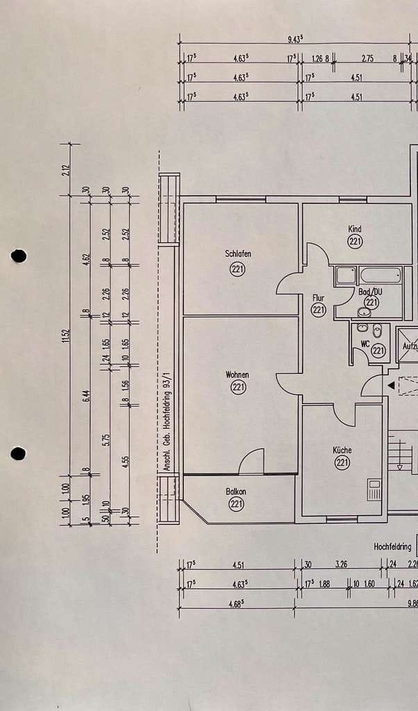 Immobilie in Hügelsheim - Helle 3-Zimmer Wohnung im 3. OG mit Balkon in Hügelsheim - Bild 3