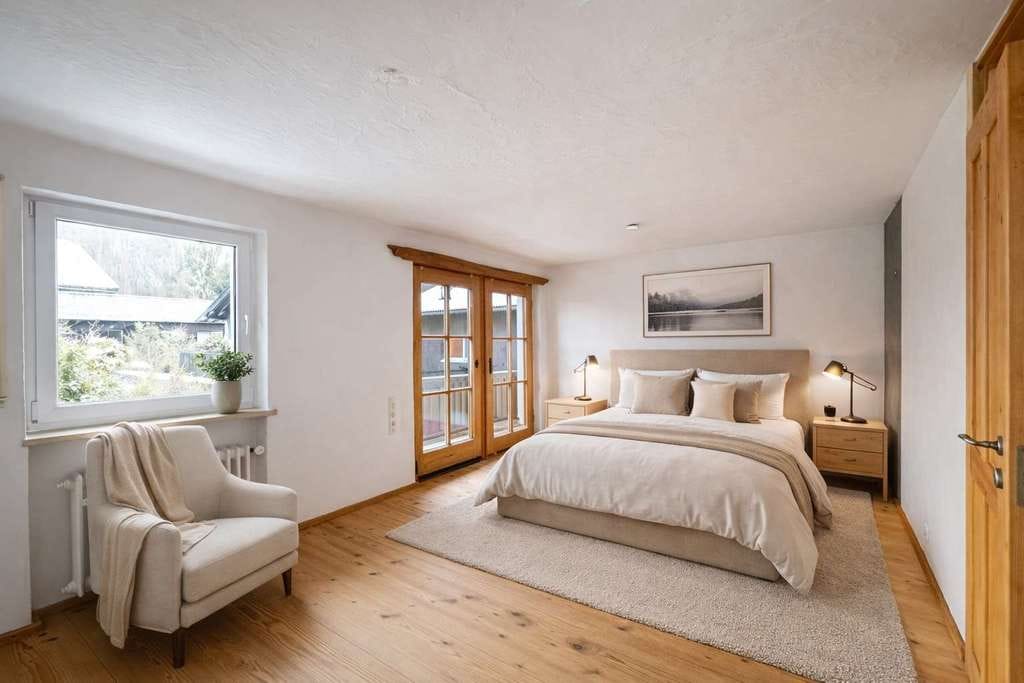 Immobilie in Rottach-Egern - Zuhause am Tegernsee: 6-Zimmer-Reihenhaus in sonniger Lage mit Blick zum Ringbergschloss - Bild 1
