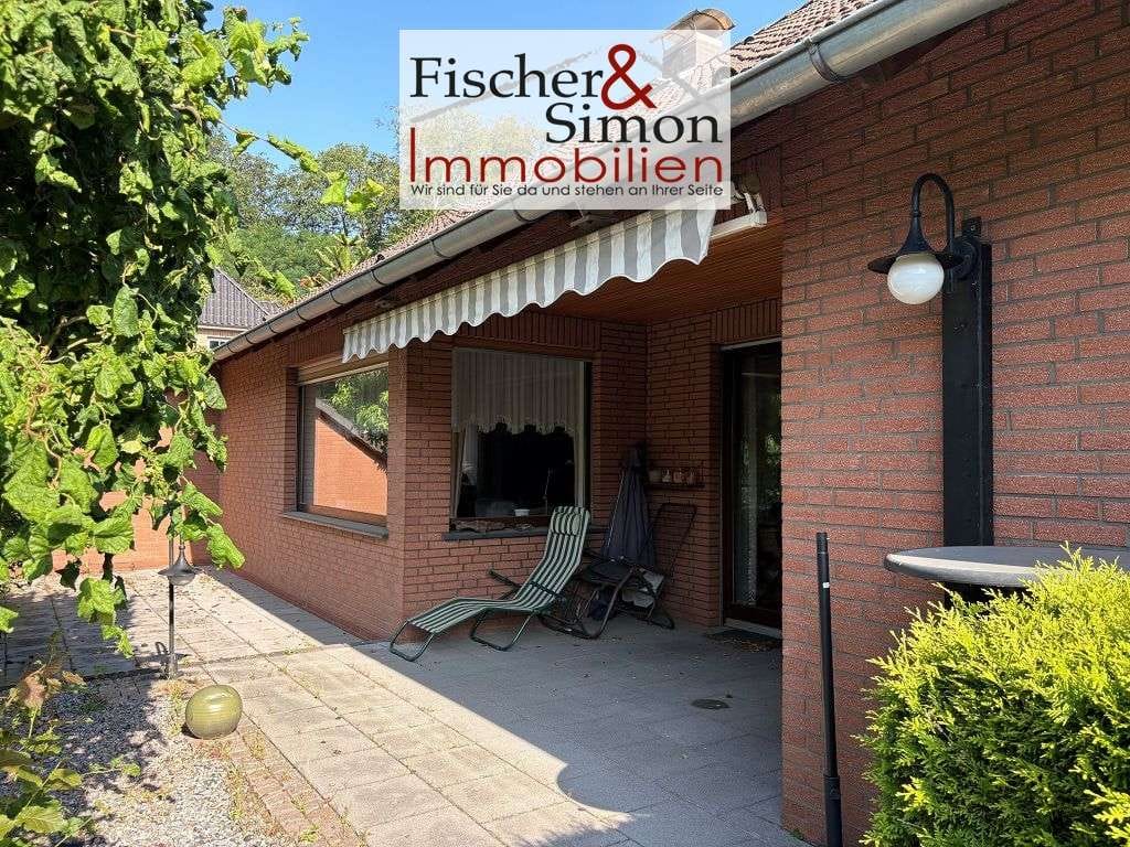 Immobilie in Marklohe - Marklohe – ebenerdiges Wohnen mit Ausbaureserve im DG mit unverbautem Blick in die Marsch - Bild 1