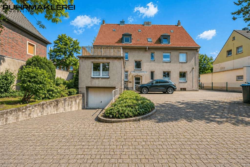 Immobilie in Herten - Freistehendes Wohn- und Geschäftshaus mit 3 Garagen und XL Grundstück in Herten-Scherlebeck! - Bild 1