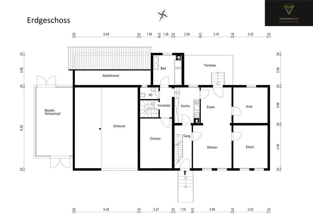 Immobilie in Rottweil - Ein großzügiges Haus auf einem weitläufigen Grundstück in einer idyllischen Lage - Bild 3