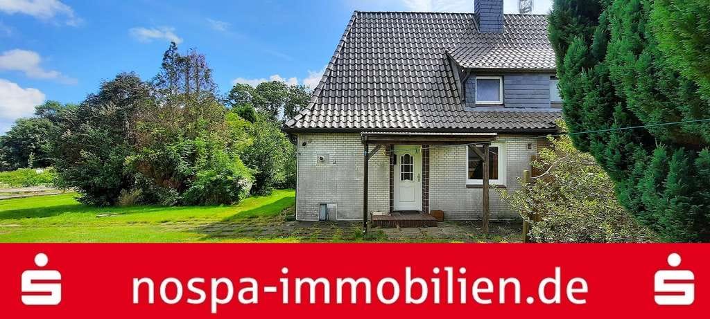 Immobilie in Meggerdorf - Doppelhaushälfte mit Garage, Gartenlaube und großem Grundstück! - Bild 0