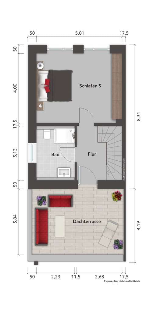 Immobilie in Dollern - Einziehen & wohlfühlen! Hochwertiges Neubau-Endreihenhaus in Dollern zum Kauf - Wentzel Dr. - Bild 2