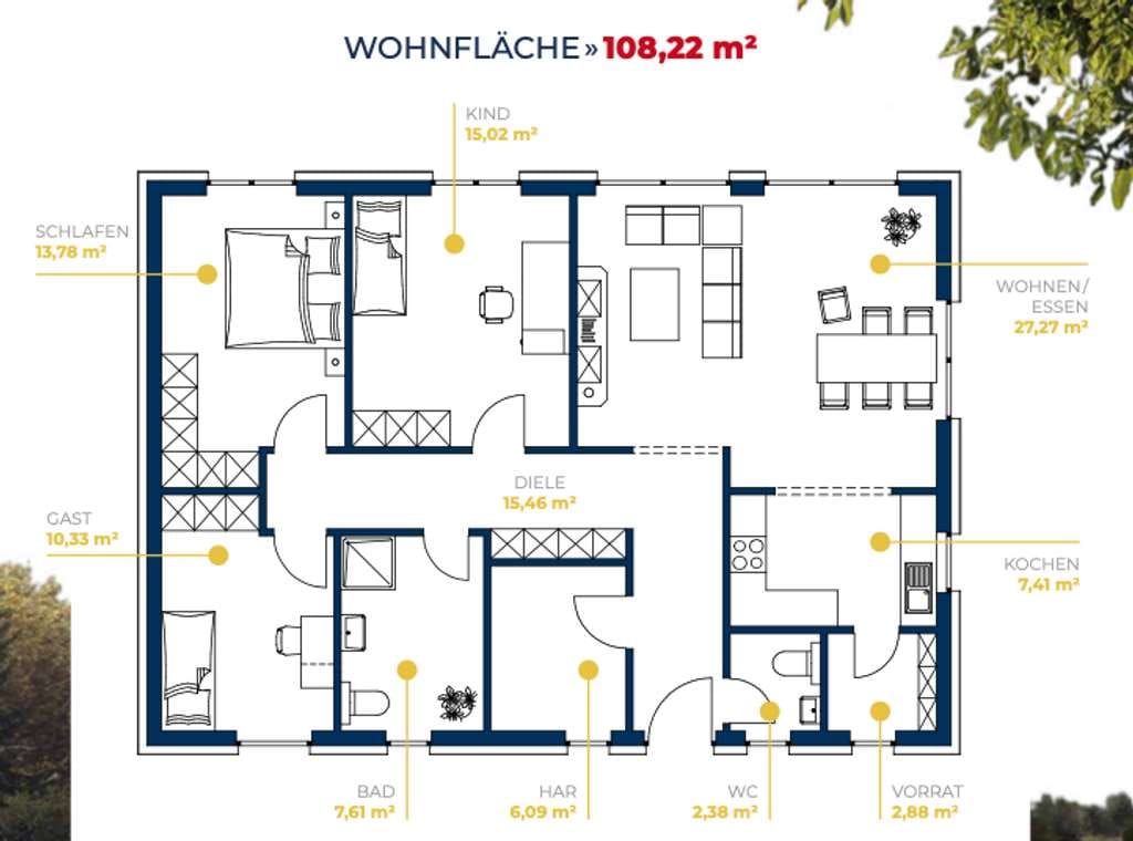 Immobilie in Jameln - Bungalow INDIVIDUELL. SOLIDE. BEZAHLBAR. inkl. Grundstück - Bild 1