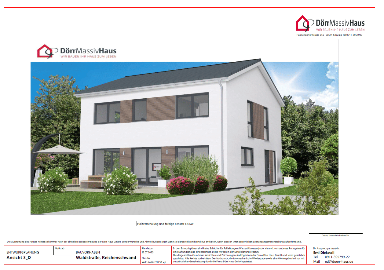 Immobilie in Reichenschwand - Modernes, lichtdurchflutetes Einfamilienhaus in Reichenschwand  - Bild 0
