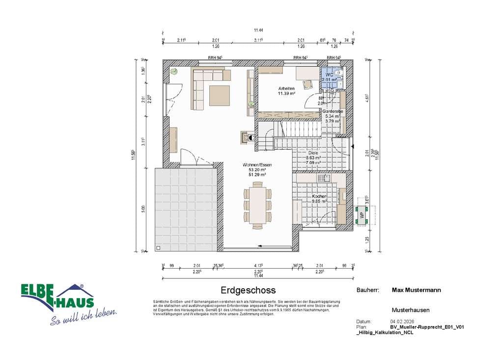 Immobilie in Schiersfeld - Architekten-Traumvilla in Grünen; Schiersfeld im Odenwald - Bild 3