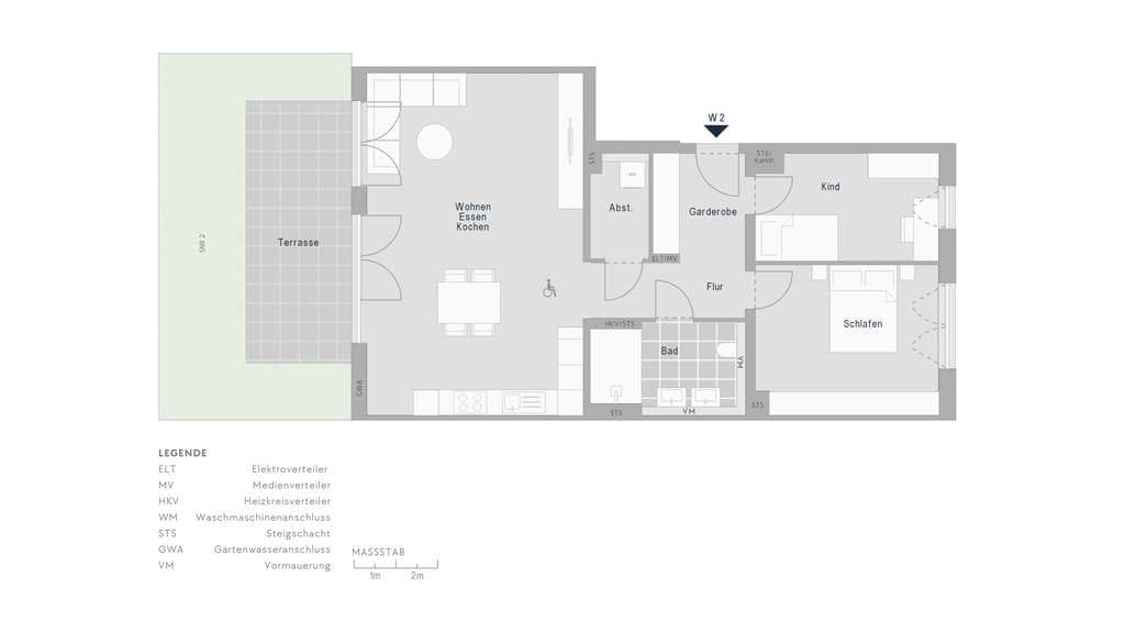 Immobilie in Lamerdingen - Barrierefreie, seniorengerechte 3-Zimmer-Wohnung mit Terrasse und Gartenanteil - Bild 4