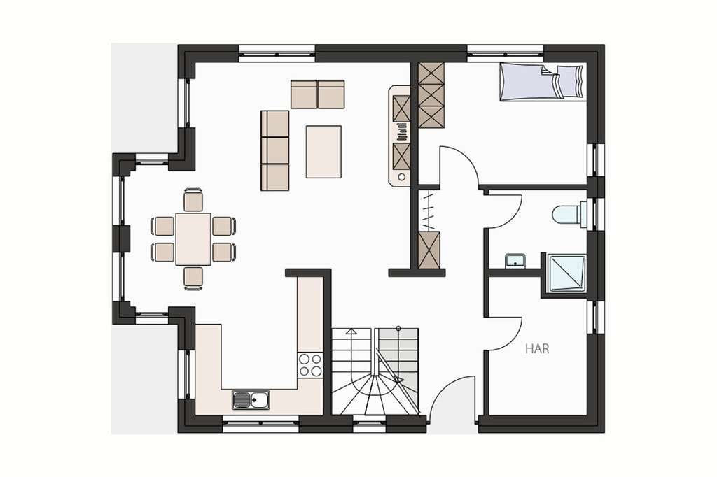Immobilie in Rastenberg - Modernes Stadthaus inklusive Grundstück in ruhiger Lage! - Bild 1
