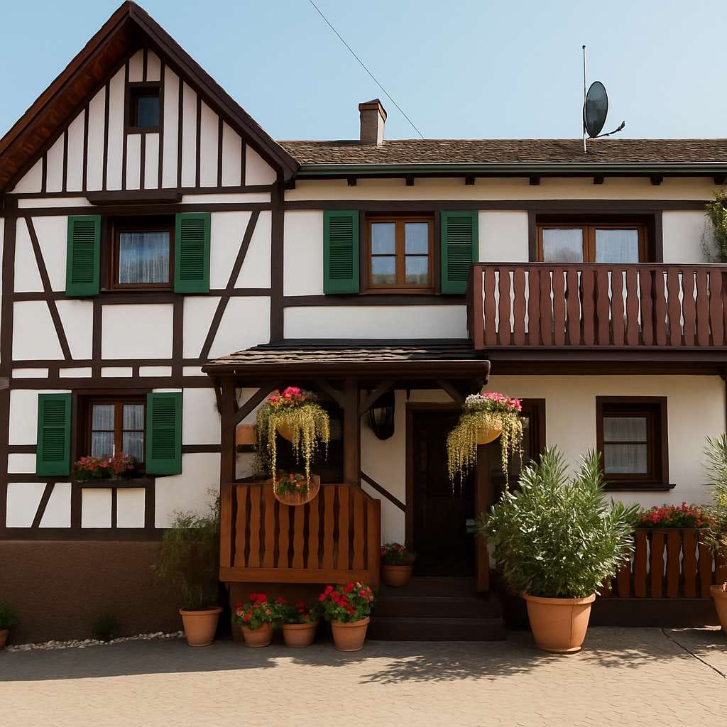 Immobilie in Gaggenau - Idyllisches Zweifamilienhaus mit Garagen und viel Nutzfläche in Gaggenau-Michelbach

 - Bild 0