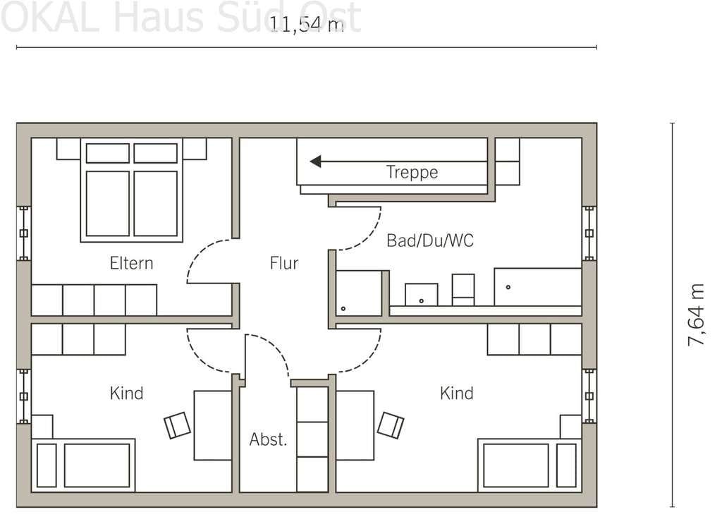 Immobilie in Heroldsberg - FlexHaus - DAS DOMIZIL FÜR KLEINFAMILIEN AUF 2 VOLLGESCHOSSEN - Bild 3