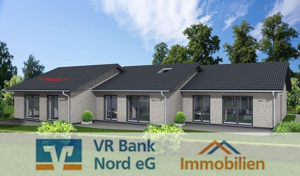 Immobilie in Großenwiehe - Neubau 2026 -
Moderne Wohnanlage mit 3 Wohneinheiten (Reihenendhaus) - Bild 0