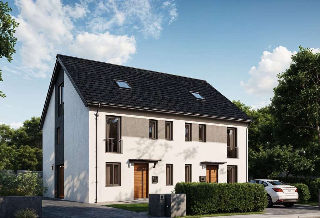 Immobilie in Kottgeisering - Kottgeisering-Siedlung: DHH mit Keller, Garage und Garten - Bild 1
