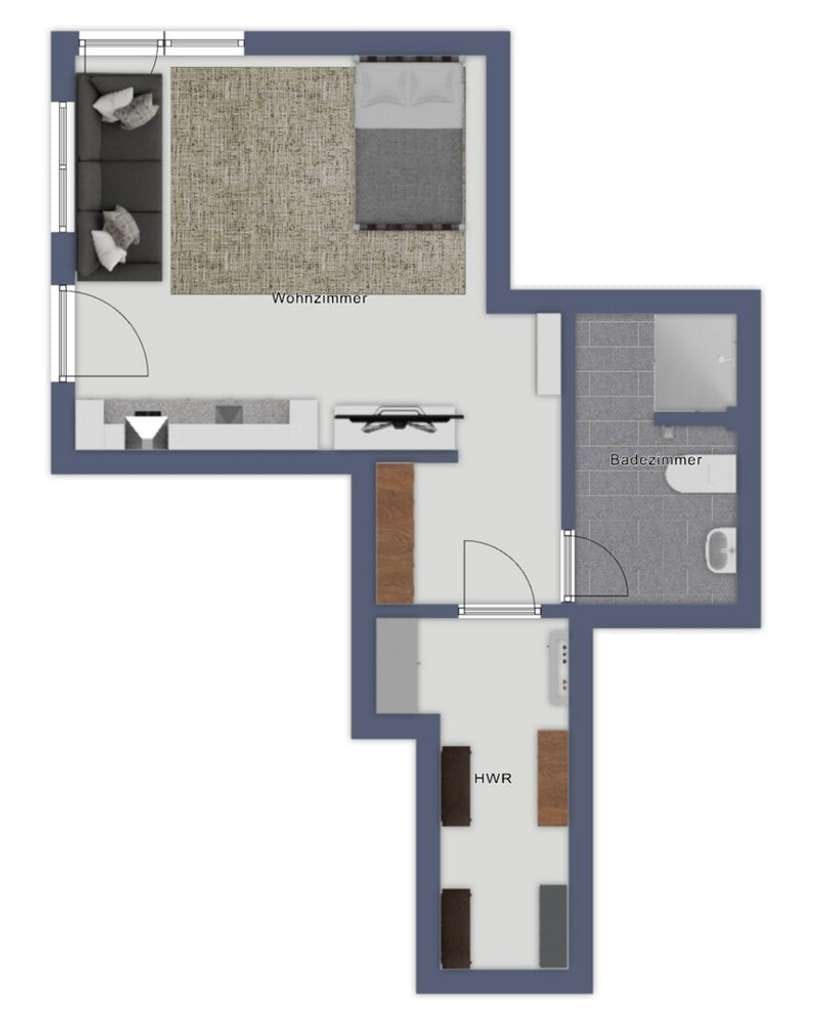 Immobilie in Werlte - Keine Käuferprovision - 1-Zimmer-Appartement in attraktiver Lage - Bild 2