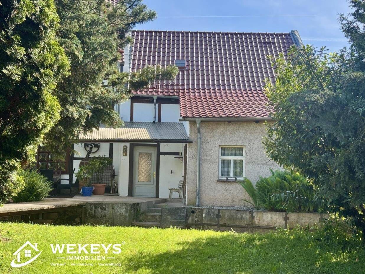 Immobilie in Heringen/Helme - Charmantes Einfamilienhaus mit Nebengelass und großem Garten in Uthleben - Bild 0