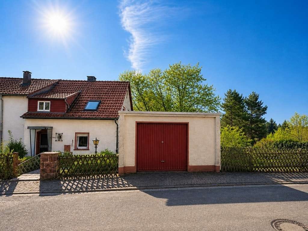 Immobilie in Esthal - Gepflegte Doppelhaushälfte - Garage und großem Grundstück in ruhigem Wohngebiet am Waldrand gelegen - Bild 1