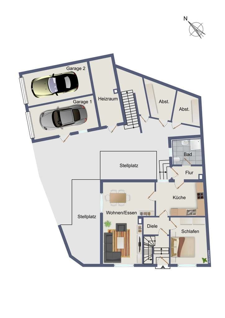 Immobilie in Reilingen - Modernisiertes Mehrfamilienhaus mit Teilungserklärung in Reilingen - Bild 4