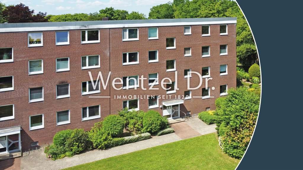 Immobilie in Großhansdorf - Endetage! Helle 4-Zimmerwohnung mit Loggia zum Garten - Wentzel Dr. - Bild 0