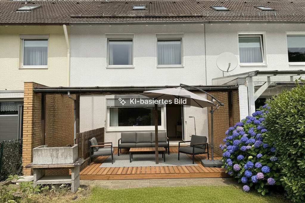 Immobilie in Uslar - Ihr neues Zuhause zum Verwirklichen - Reihenmittelhaus mit Terrasse und Garage in Uslar - Bild 3