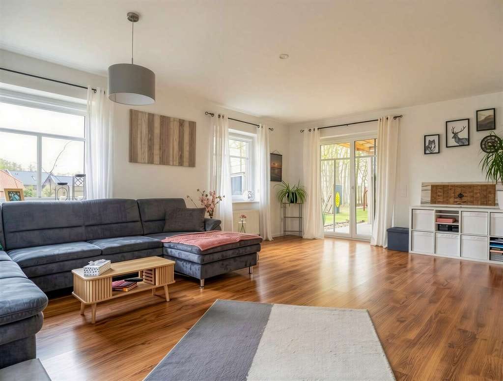 Immobilie in Upgant-Schott - Einfamilienhaus mit Weitblick, Kamin und großem Garten - Bild 2
