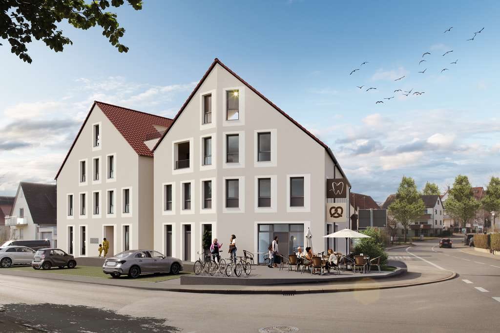 Immobilie in Notzingen - **BAUBEGINN**ATTRAKTIVES WOHN- UND GESCHÄFTSHAUS IN NOTZINGEN - Bild 0