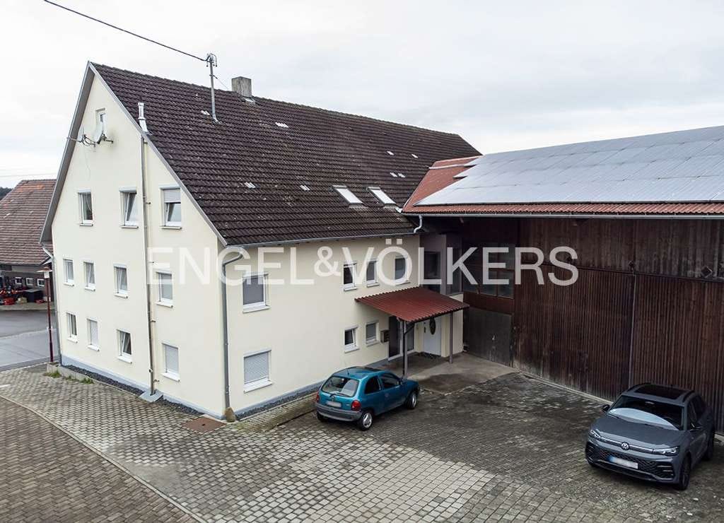 Immobilie in Allmannsweiler - Gepflegtes Mehrfamilienhaus mit attraktiven Lagerflächen - Bild 1