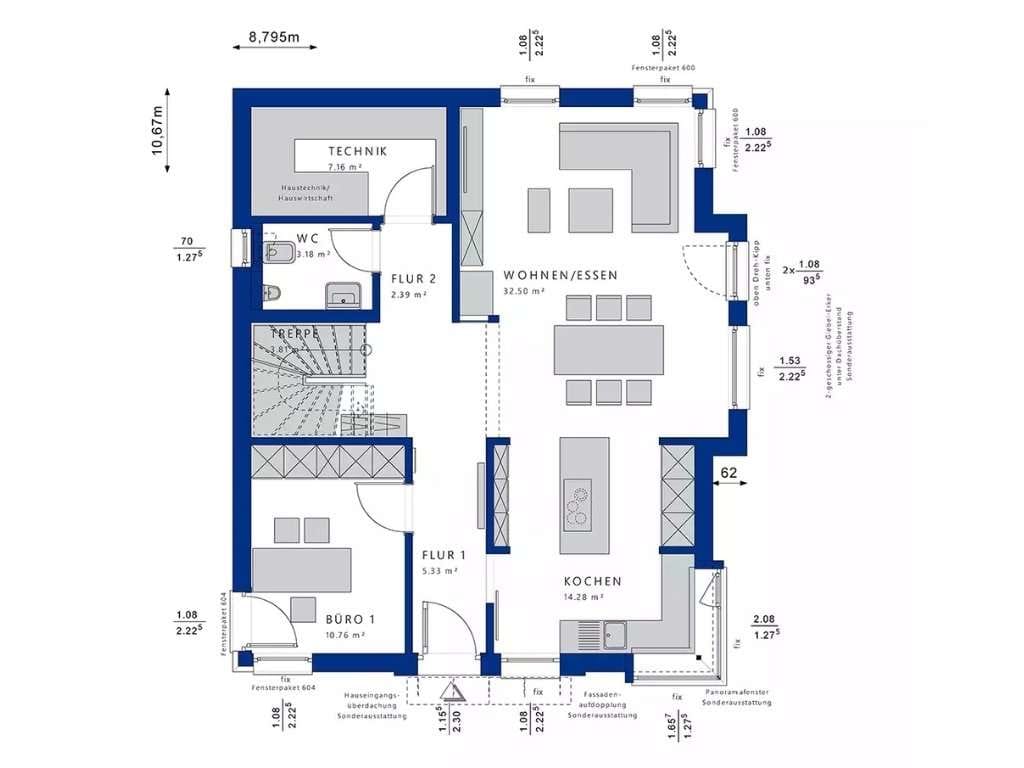 Immobilie in Elmenhorst/Lichtenhagen - Viel Raum, wenig Verbrauch - Ihr zukunftssicheres Bien-Zenker Haus. - Bild 3