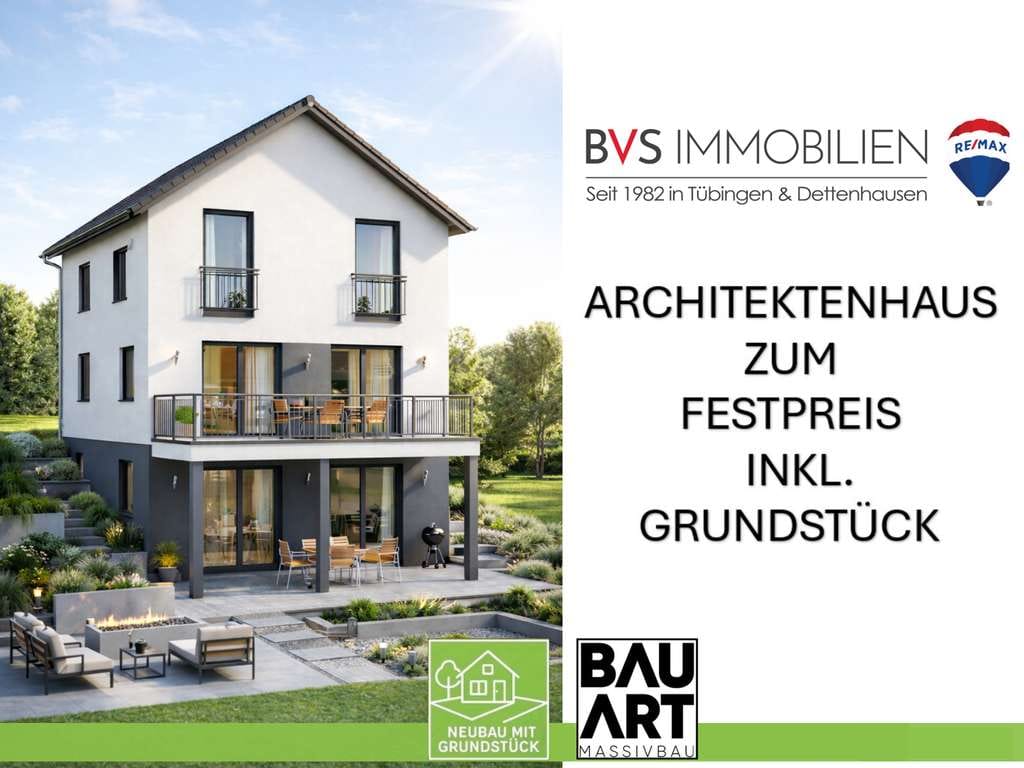 Immobilie in Dettenhausen - Modernes Neubau-Einfamilienhaus in bester Sonnen- und Aussichtslage - Bild 0