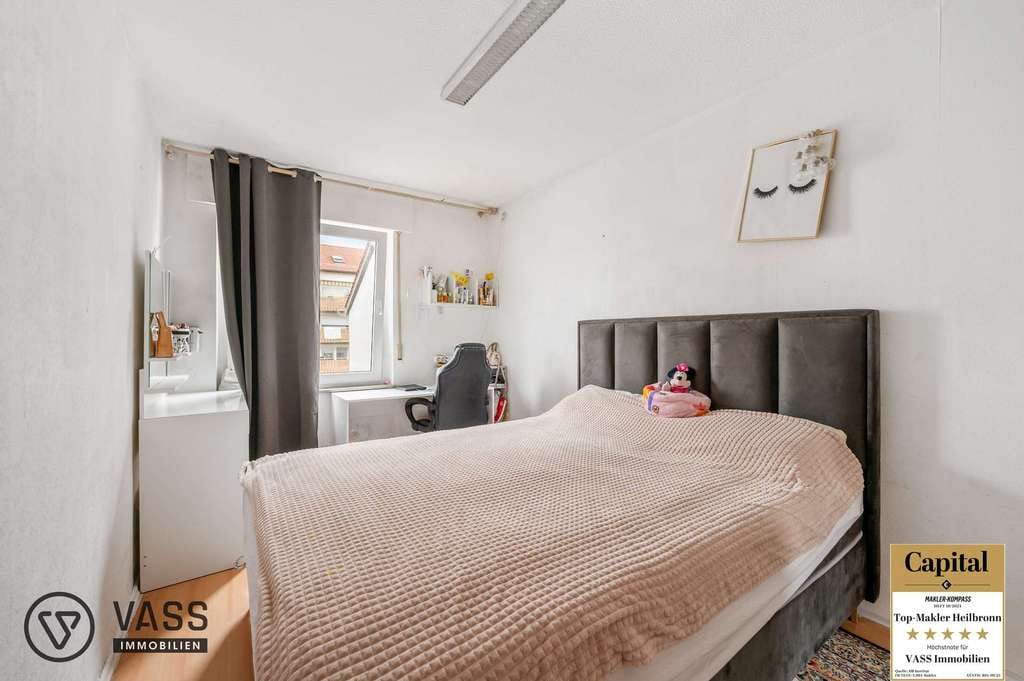 Immobilie in Neckarsulm - Helle 3-Zimmer-Wohnung mit zwei Balkonen in zentraler Lage von Amorbach - Bild 0