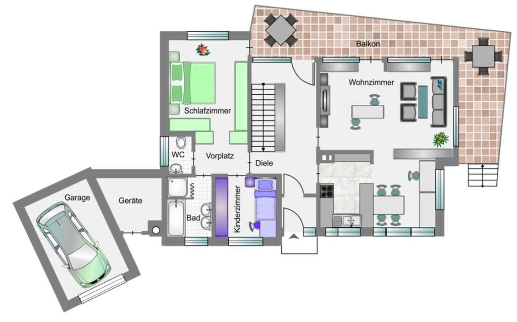 Immobilie in Rottenburg am Neckar - Mehrgenerationenhaus in bester Lage von Wurmlingen - Bild 4