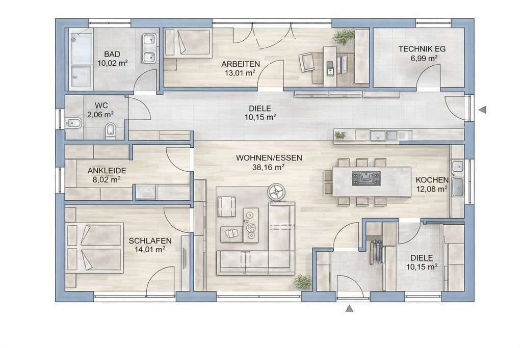 Immobilie in Pfofeld - Dein Null-Energie-Kosten-Haus KAMPA - Bild 2