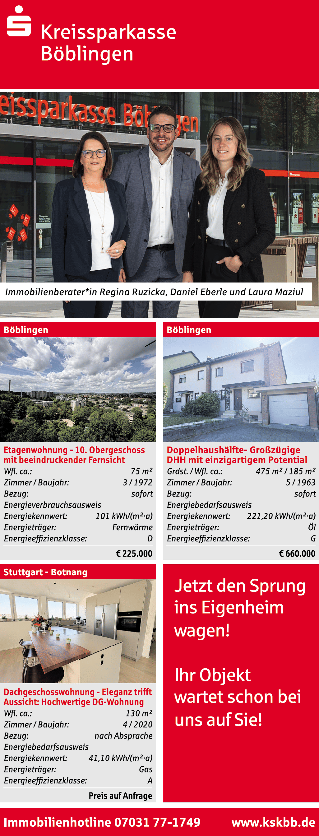 Immobilie in Böblingen - Etagenwohnung in Böblingen - Bild 0