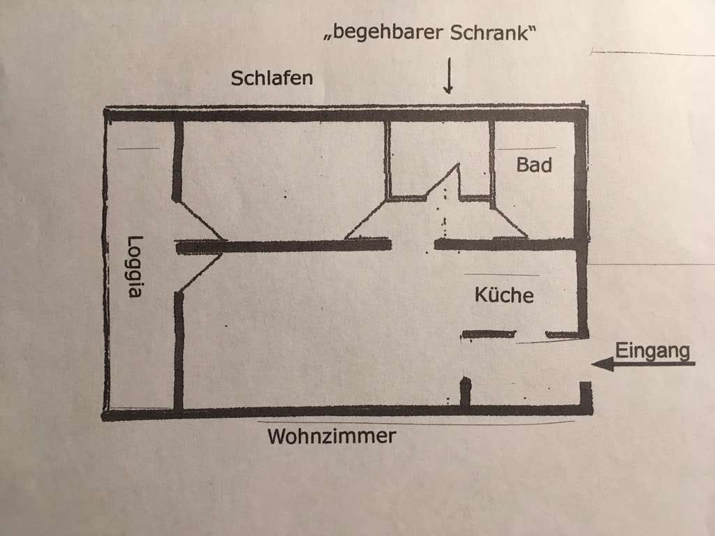 Immobilie in Neu-Isenburg - 2-Zimmerwohnung mit Loggia    11. Stock, Westlage, 56 qm, Garage, , Keller, barrierefrei - Bild 1