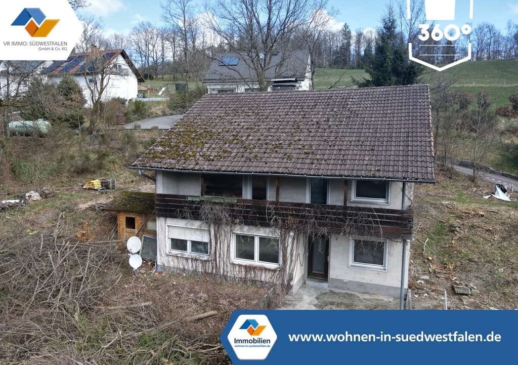 Immobilie in Meinerzhagen - VR IMMO: Einfamilienhaus mit Nähe zum See - Bild 0