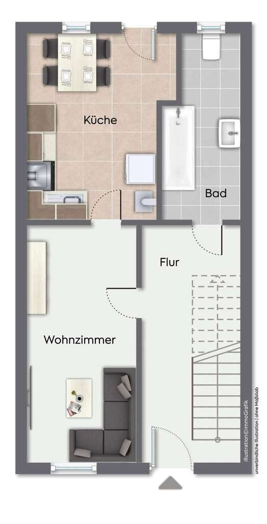 Immobilie in Krautheim - Charmantes Stadthaus mit Potenzial und Scheune im Herzen von Krautheim. - Bild 3