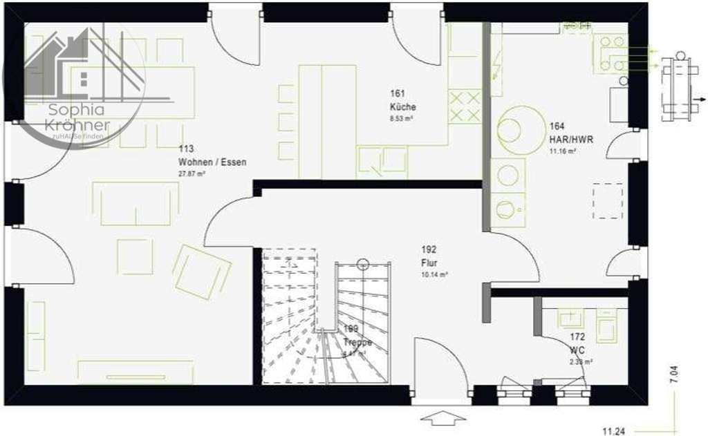 Immobilie in Brand-Erbisdorf - Hier entsteht Ihr neues Zuhause: massa haus LifeStyle 12.01 S in Brand-Erbisdorf - Bild 2