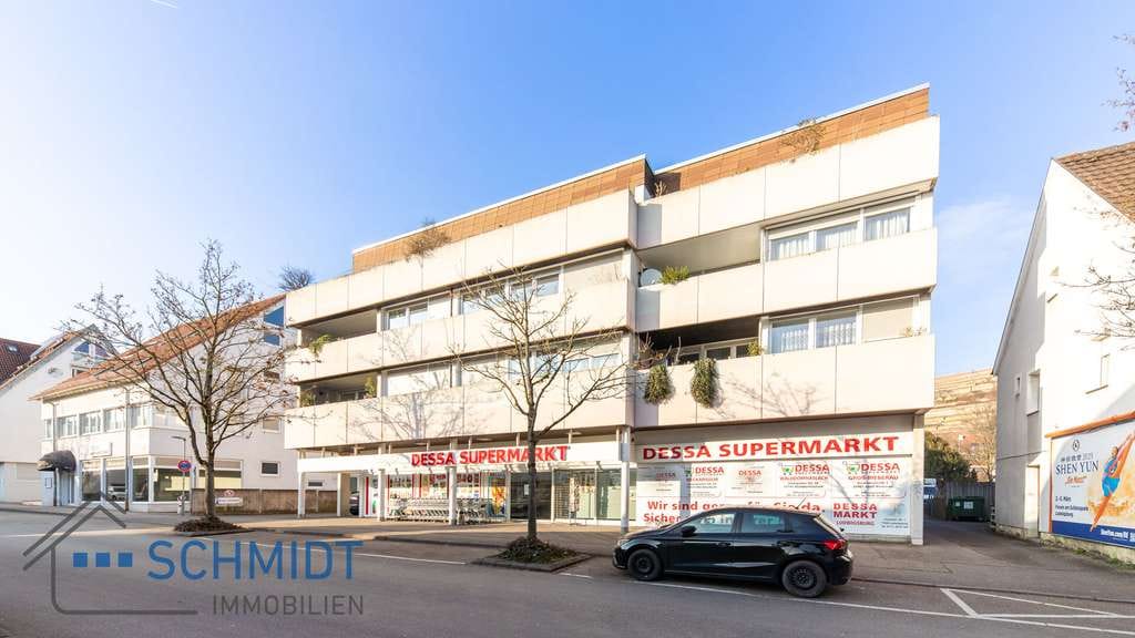 Immobilie in Asperg - Über den Dächern von Asperg: Charmante 2,5-Zimmer-Wohnung mit Traumterrasse - Bild 1