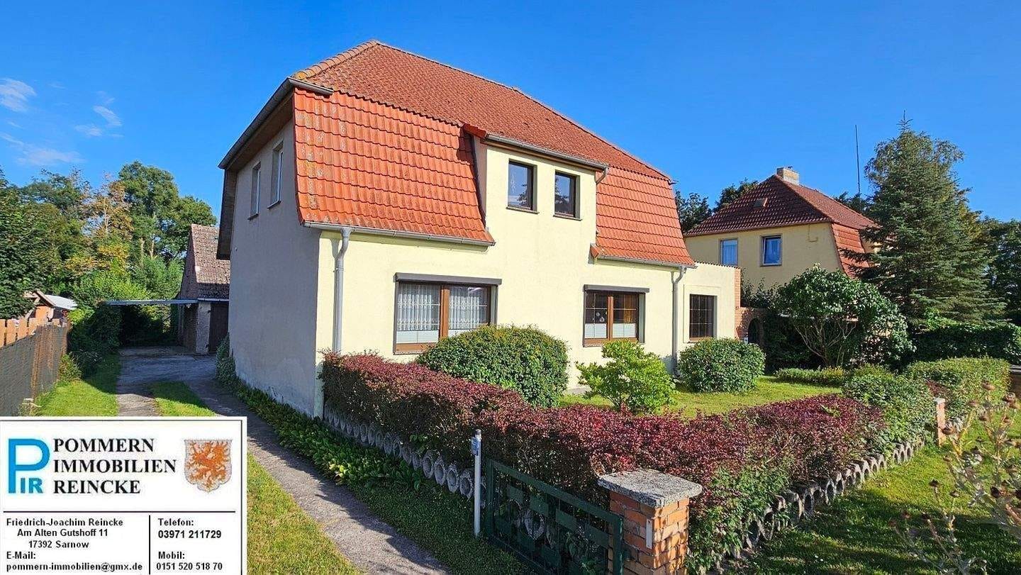Immobilie in Ducherow - Haus am Dorfrand mit viel Platz in Haus, Hof, Nebengebäuden und Garten! - Bild 4