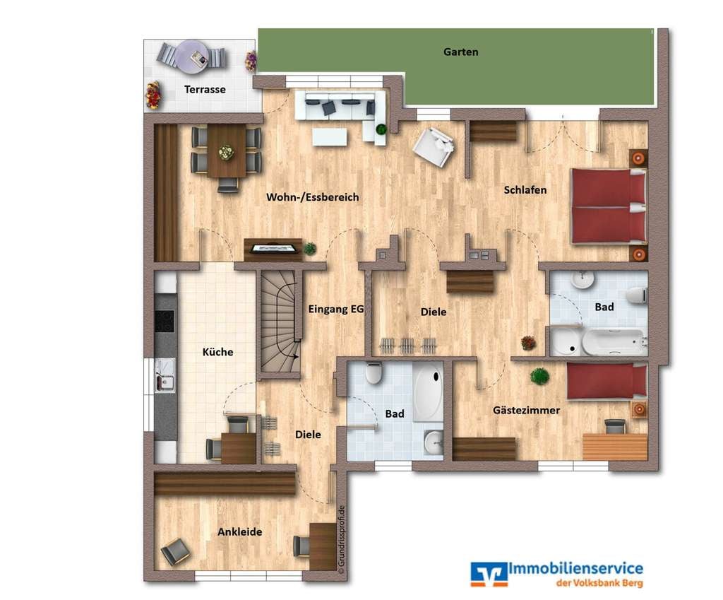Immobilie in Kürten - Großzügig wohnen, Mieteinnahmen sichern – attraktives Mehrfamilienhaus mit Garten in Kürten - Bild 2