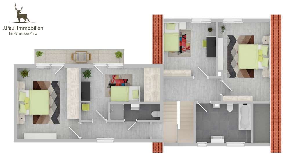 Immobilie in Offenbach an der Queich - Einfamilienhaus mit Bauplatz in zweiter Reihe - Bild 2