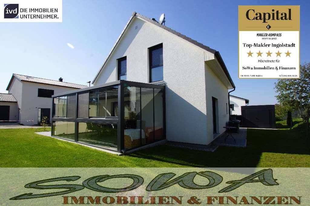 Immobilie in Burgheim - Neues - Hochwertiges Einfamilienhaus mit Wintergarten und Doppelgarage in Burgheim - Ein Objekt von Ihrem Immobilienpartner SOWA Immobilien und Finanzen - Bild 0