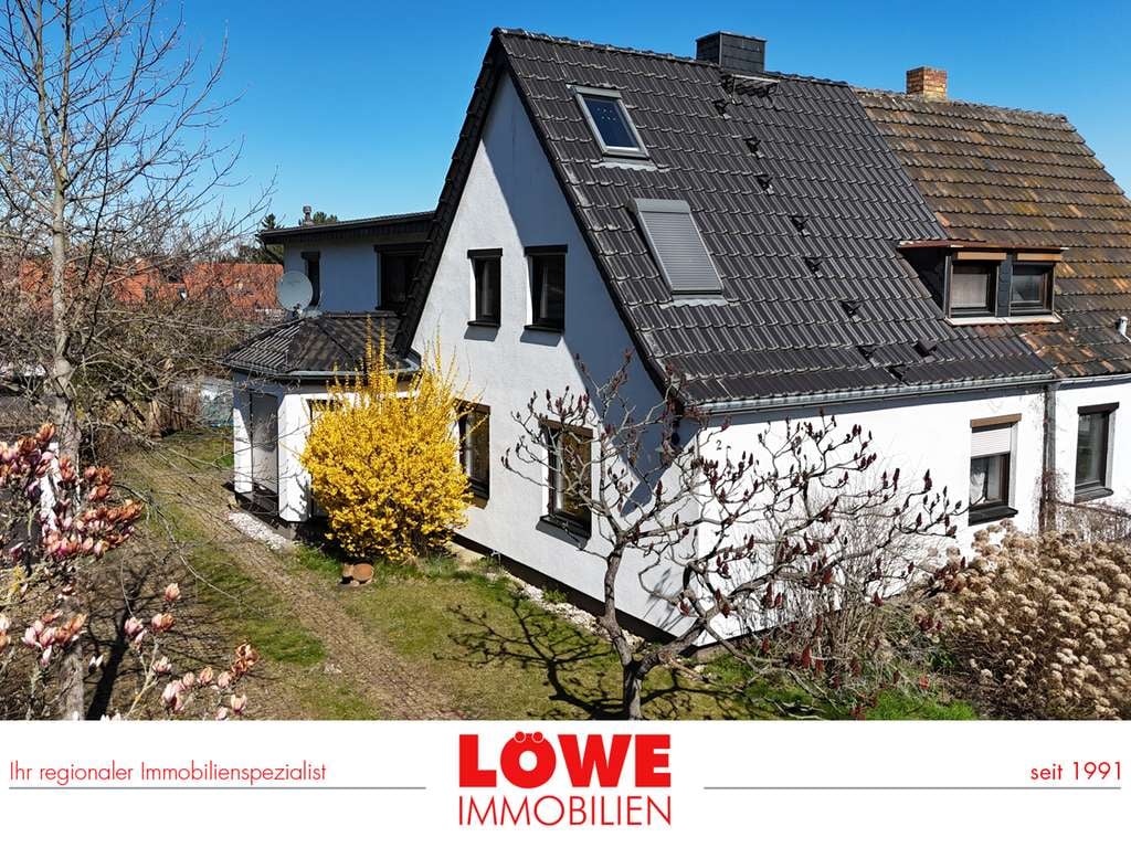 Immobilie in Ludwigsfelde - Individuelle Doppelhaushälfte auf sonnigem Grundstück und Platz für die Familie! - Bild 0
