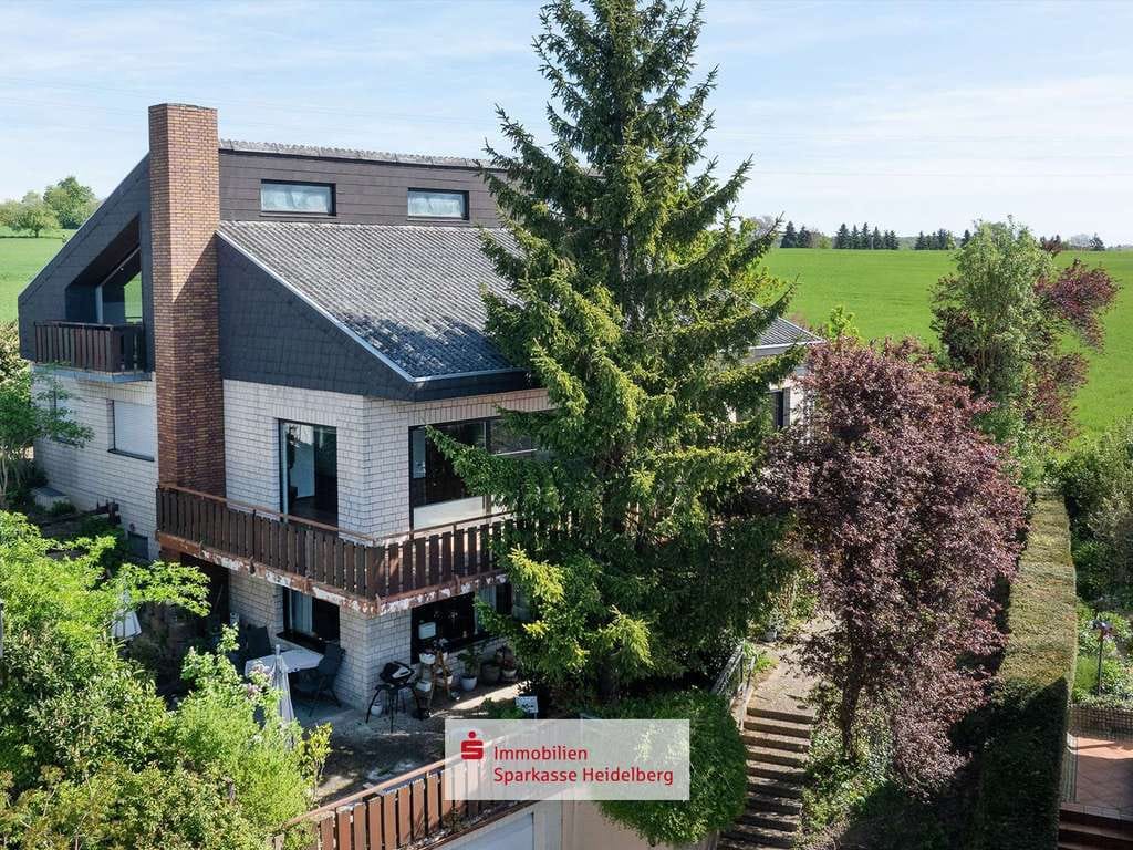 Immobilie in Dielheim - Großzügiges, helles Architektenhaus in traumhafter, direkter Feldrandlage von Dielheim - Bild 0